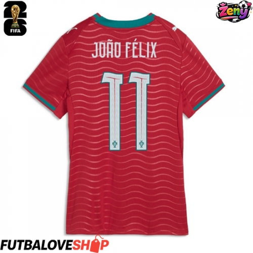 Dres Portugalsko Joao Felix #11 Domáci pre Ženy MS 2026 Krátky Rukáv